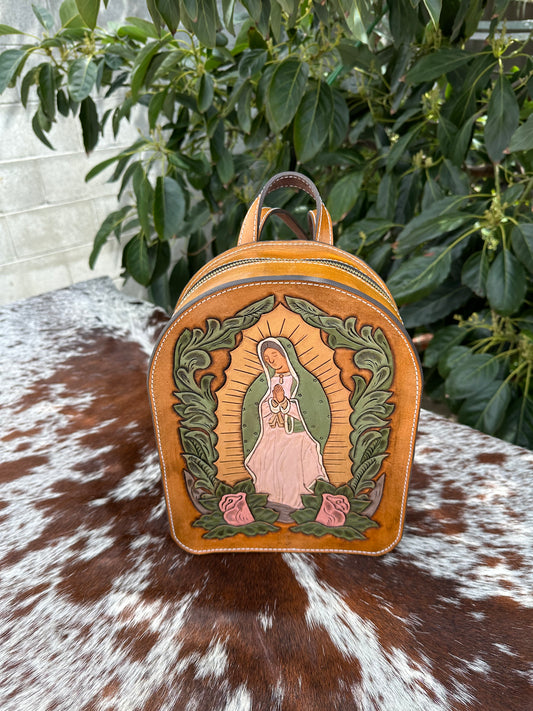 virgen backpack (pink)